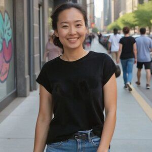 Chill Angel Sereni-Tee – Black XL (New with Tags)